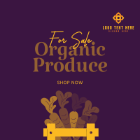 Organic Produce For Sale Instagram Post