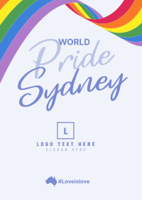 Sydney Pride Flag Flyer