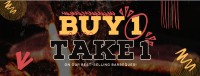 Buy 1 Take 1 Barbeque Facebook Cover