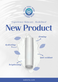 Redefined Skincare Product Poster Design