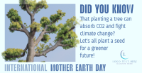 Earth Day Tree Planting Facebook Ad