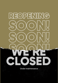 Reopening Soon Poster