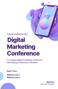 Digital Marketing Conference Invitation