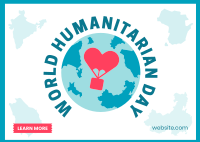 Humanitarian Day Postcard example 4