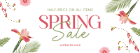 Sale of Spring Facebook Cover