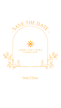 Simple Save the Date Facebook Story