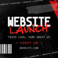 Urban Grunge Website Launch Instagram Post Image Preview