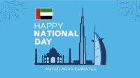 UAE National Day Landmarks Facebook Event Cover