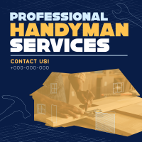 Modern Handyman Service Instagram Post