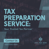 Your Trusted Tax Partner Instagram Post Design