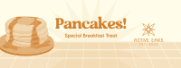 Retro Pancake Breakfast Facebook Cover Image Preview