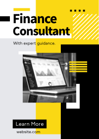 Modern Finance Consultant Poster