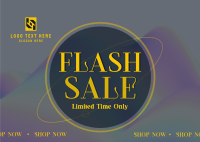 Flash Sale Discount Postcard