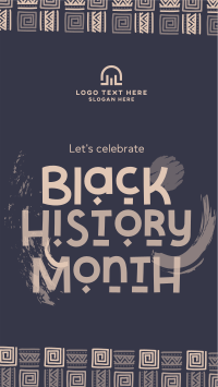 Tribal Black History Month Facebook Story