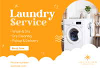 Laundry Bubbles Postcard