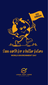 World Environment Day Mascot Instagram Story