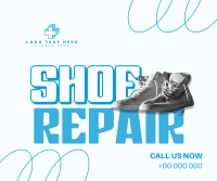 Grunge Shoe Repair Facebook Post