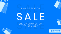 Minimalist End of Season Sale Animation