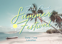 Summer Songs Fest Postcard