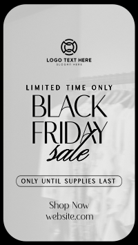 Limited Black Friday Instagram Reel Image Preview