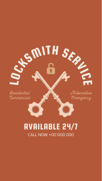 Vintage Locksmith Facebook Story