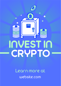 Modern Crypto Invest Flyer