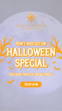 Halloween Special Sale Instagram Reel Design