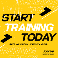 Train Everyday Instagram Post Design