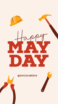 Happy May Day Instagram Story