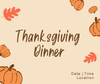 Thanksgiving Dinner Facebook Post