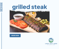 Grilled Steak Facebook Post