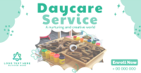 Cloudy Daycare Service Facebook Ad Image Preview
