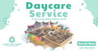 Cloudy Daycare Service Facebook Ad