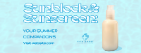 Sunscreen Beach Companion Facebook Cover Image Preview