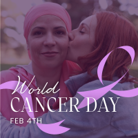 Cancer Day Support Instagram Post Design