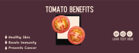 Health Benefits of Tomato Facebook Cover