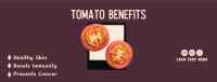 Health Benefits of Tomato Facebook Cover