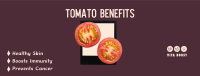 Health Benefits of Tomato Facebook Cover Image Preview