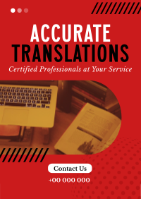 Corporate Translator Professional Poster