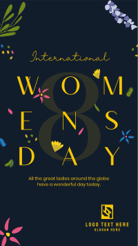 Women's Day Flower Overall Facebook Story