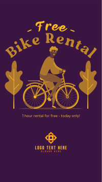 Free Bike Rental Instagram Story