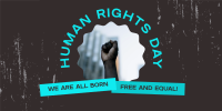 Human Rights Protest Twitter Post