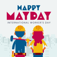 May Day Workers Event Linkedin Post