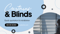 Curtains & Blinds Installation Animation