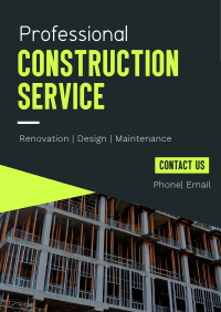 Construction Builders Flyer