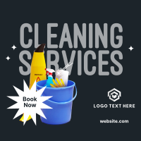 Professional Cleaner Linkedin Post Image Preview