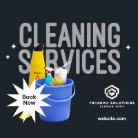 Professional Cleaner Linkedin Post Image Preview