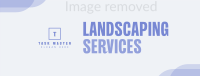 Helpful Landscape Service Facebook Cover Image Preview