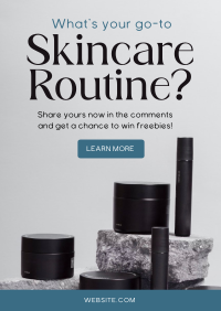 Skincare Customer Engagement Flyer