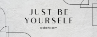 Be Yourself Facebook Cover